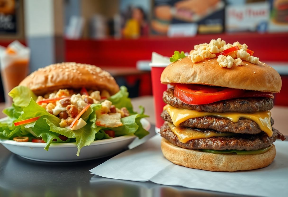 Fast Food : les salades seraient plus caloriques que les hamburgers