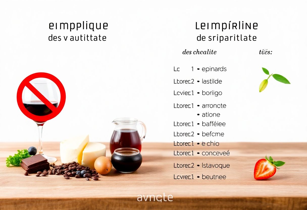 Les aliments à éviter et à privilégier pour prévenir les migraines